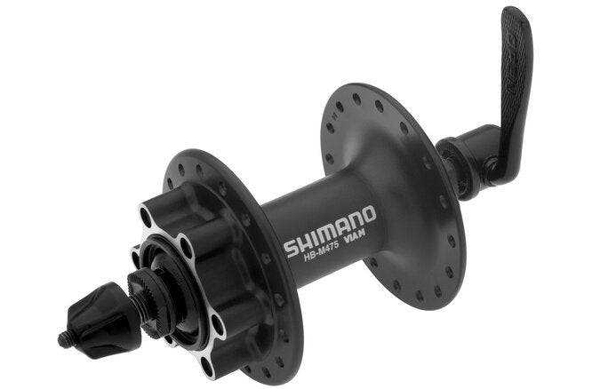 ShimanoShimano Vorderradnabe DEORE HB-M475 100 mm 36-Loch QR 6-Loch schwarz