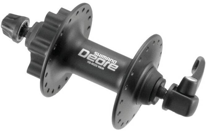 ShimanoShimano Vorderradnabe DEORE HB-M525 100 mm 36-Loch QR 6-Loch schwarz