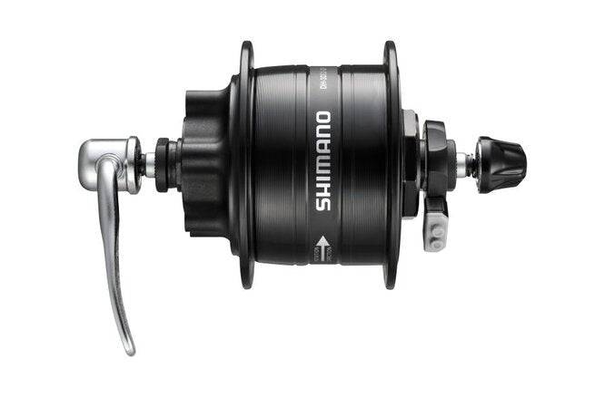 ShimanoShimano Nabendynamo DH-3D32 100 mm 6-Loch 32-Loch 6V/3.0W QR schwarz