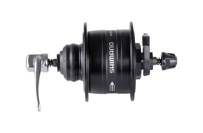 ShimanoShimano Nabendynamo DH-3D32 100 mm Center-Lock 36-Loch 6V/3.0W QR schwarz