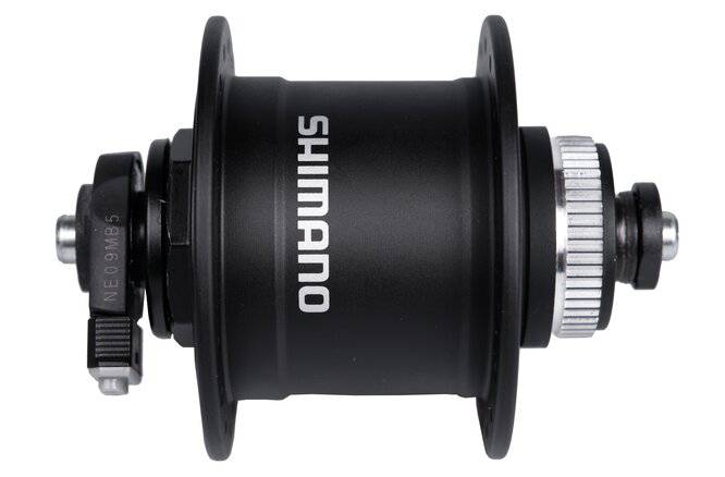 ShimanoShimano Nabendynamo DH-T4050 100 mm Center-Lock 36-Loch 6V/1.5W QR schwarz