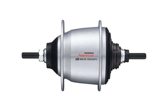 ShimanoShimano Getriebenabe NEXUS SG-C7000 5-Gang 36-Loch Rollenbremsen 135 mm silber