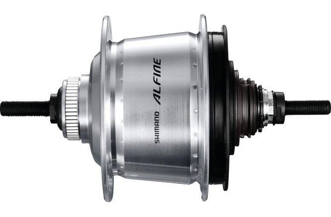 ShimanoShimano Getriebenabe ALFINE SG-S7001 8-Gang 36-Loch Center-Lock 135 mm silber