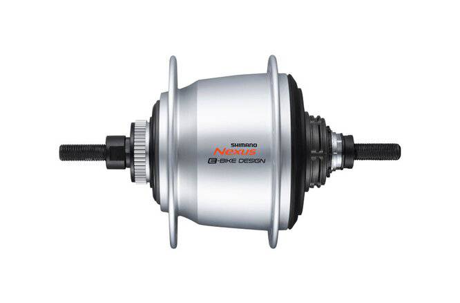 ShimanoShimano Getriebenabe NEXUS SG-C7000 5-Gang 32-Loch Center-Lock 135 mm silber