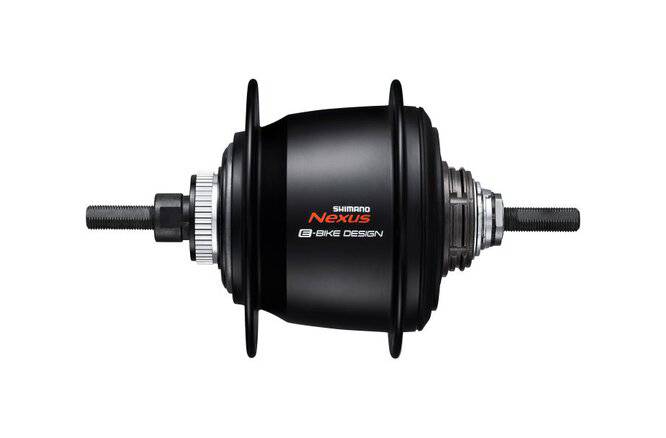 ShimanoShimano Getriebenabe NEXUS SG-C7050 5-Gang Di2 36-Loch Center-Lock 135 mm schwarz