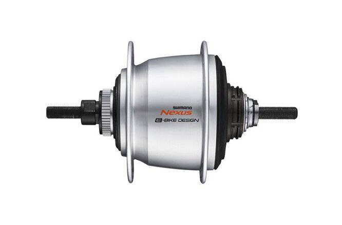 ShimanoShimano Getriebenabe NEXUS SG-C7050 5-Gang Di2 36-Loch Center-Lock 135 mm silber