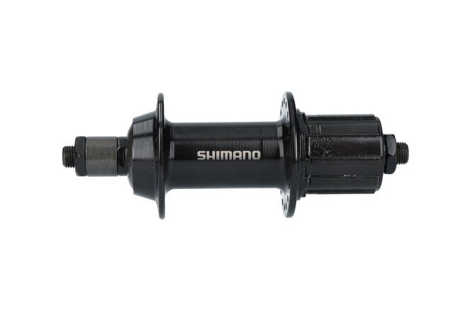 Shimano Hinterradnabe TY FH-TY500 7-Gang 135 mm 36-Loch QR schwarz