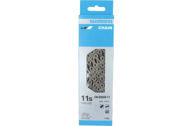 ShimanoShimano Kette E-Bike CN-E8000 HG-X 11-Gang 126 Glieder Quick-Link