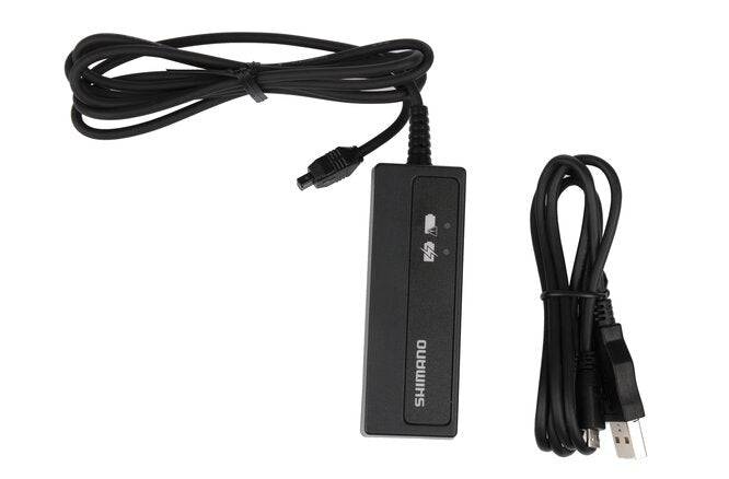 ShimanoShimano Ladegerät Di2 SM-BCR2 220V/EU m/Ladekabel USB Anschluss Box