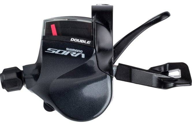 ShimanoShimano Schalthebel SORA SL-R3000 links 2-Gang Ganganzeige schwarz