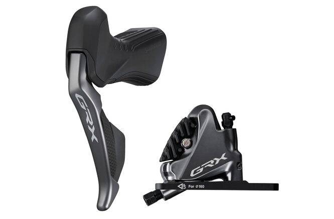 ShimanoShimano Scheibenbremsen-Set GRX BR-RX810 mit ST-RX815 Di2 hinten