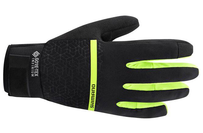 ShimanoShimano Unisex Infinium Insulated Gloves neon yellow