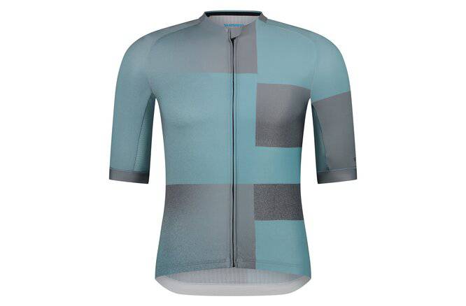 ShimanoShimano Men Veloce SS Jersey metallic turquoise