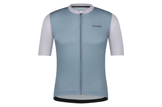 ShimanoShimano Men Aria SS Jersey transparent blue