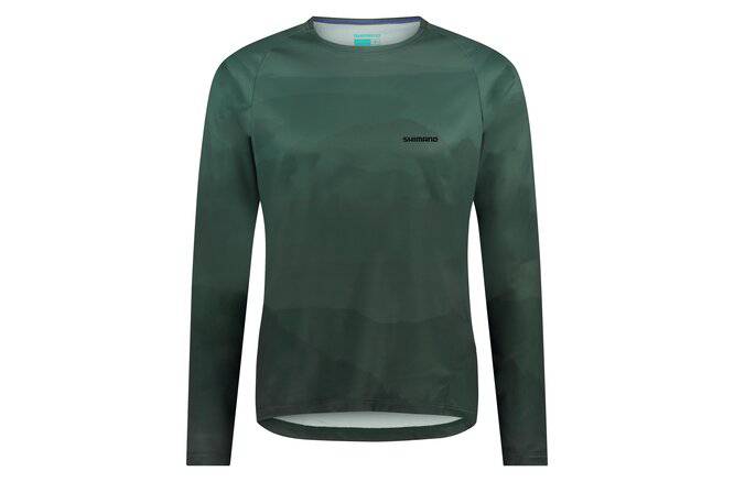 ShimanoShimano Men Sentiero LS Jersey aurora green