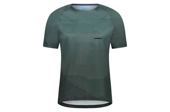 ShimanoShimano Men Sentiero SS Jersey aurora green