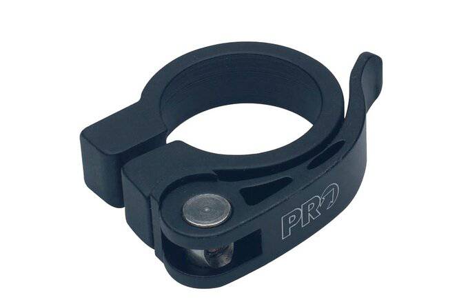 PROPRO Sattelklemme Road/MTB Alu mit Schnellspanner 31.8 mm schwarz