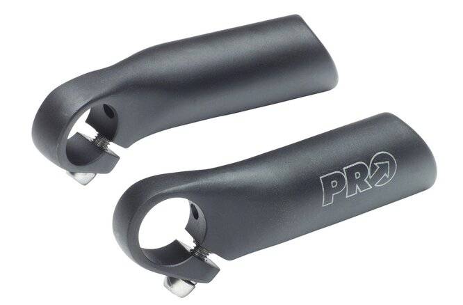 PROPRO MTB Trekking Lenkerhorn Alu anatomisch Aluminium 80mm schwarz
