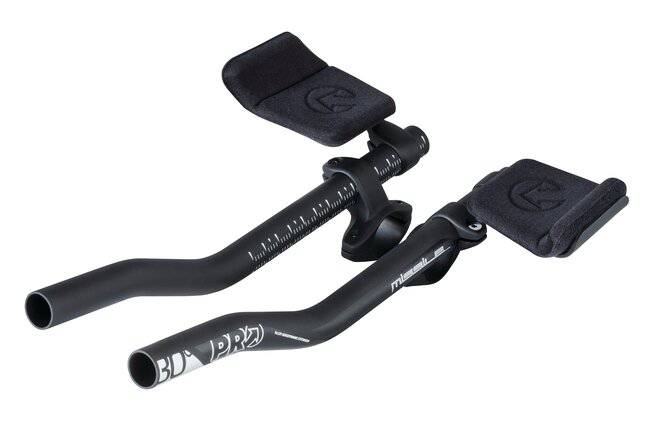 PROPRO Zeitfahrlenker-Aufsatz Missile S-Bend Clip-on Alu schwarz