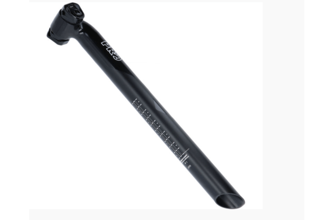 PROPRO Sattelstütze Vibe alu 27.2x350mm 20mm off-set schwarz