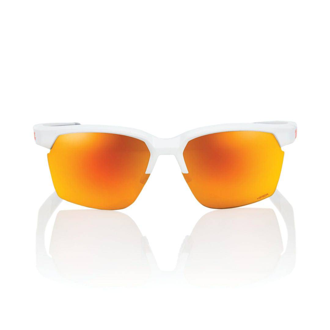 100percent100percent-Brille Sportcoupe matte white-HiPER Red ML
