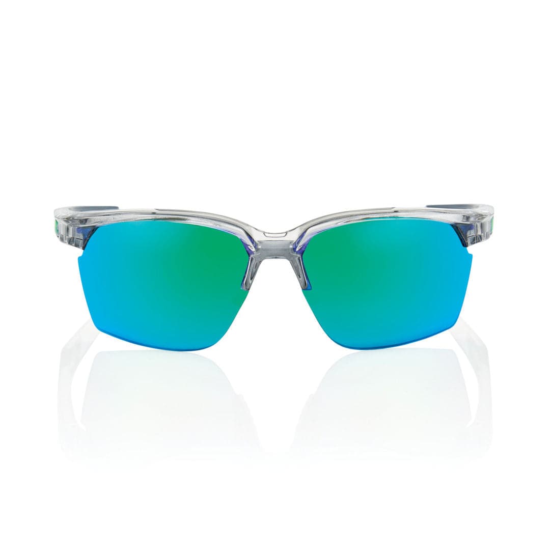 100percent100percent-Brille Sportcoupe crystal grey-Green ML