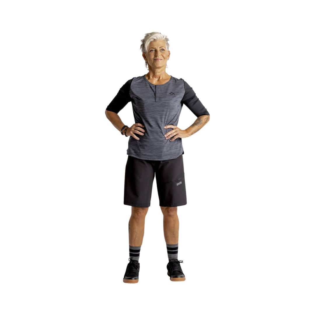 iXSiXS-Women' s Carve Hip-Hugger Shorts schwarz