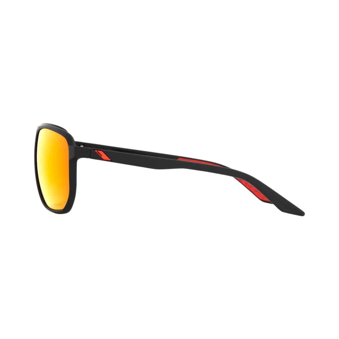 100percent100percent-Brille Konnor Soft Tact Black-HiPER Red ML