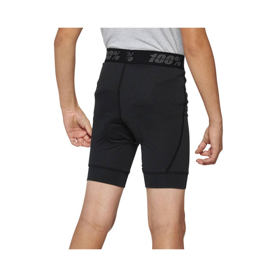 100percent100percent-Shorts Ridecamp Youth w-Liner schwarz