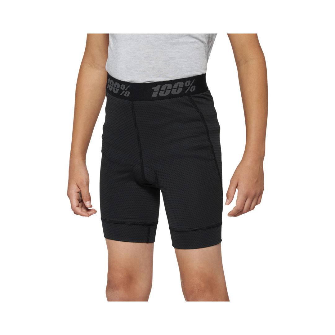 100percent100percent-Shorts Ridecamp Youth w-Liner schwarz