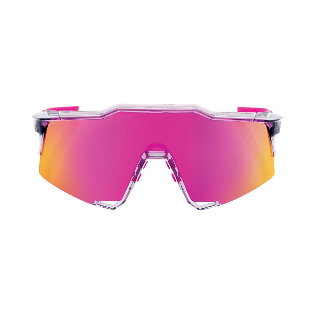100percent100percent-Brille Speedcraft -Polished Translucent Grey -Purple Multila