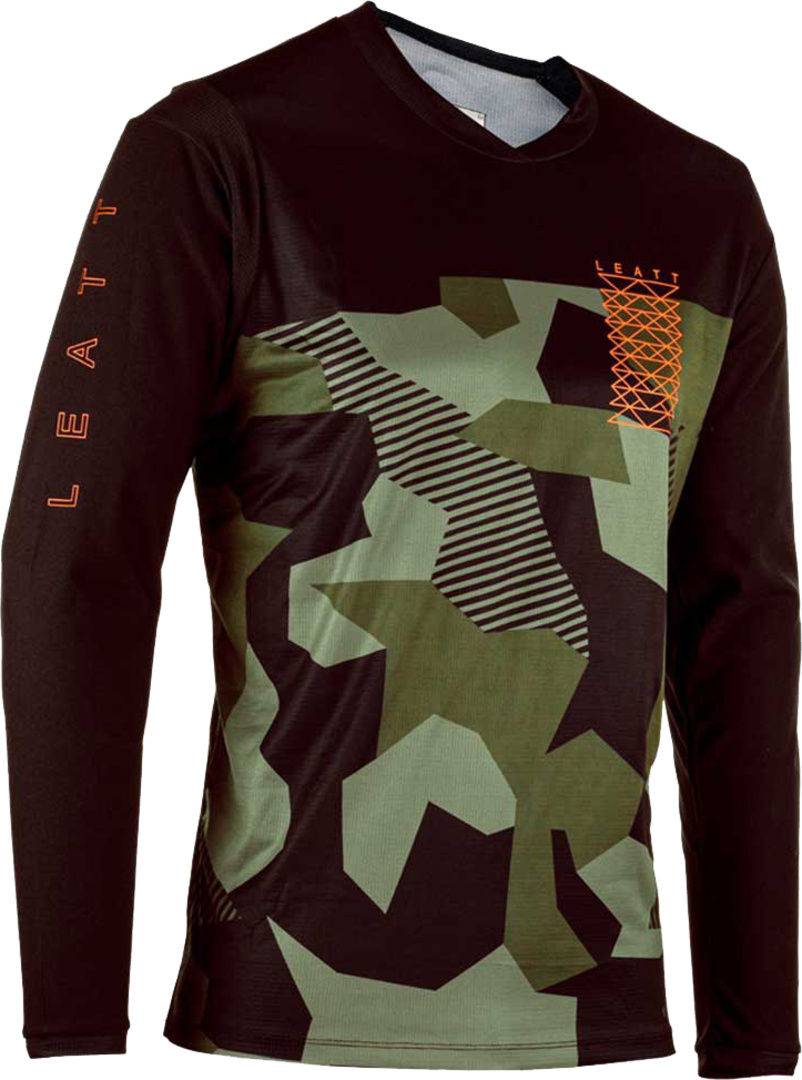 LeattLeatt-Jersey MTB Gravity 4.0 Jr. camo