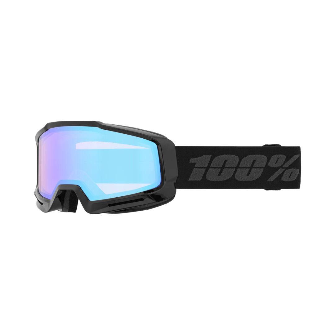 100percent100percent-Okan Hiper Goggle Black/Turquoise - Mirror Turquoise Lens