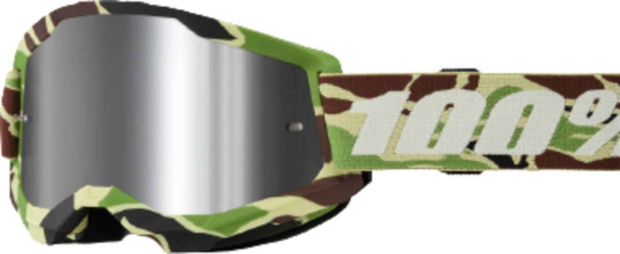 100percent100percent-STRATA 2 Goggle War Camo - Mirror Silver Lens