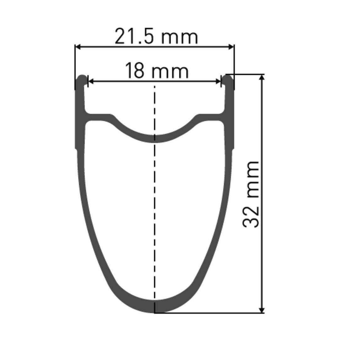 DT SwissDT Swiss-PR 1400 DICUT Laufrad Oxic 700c RB 32 100/5mm