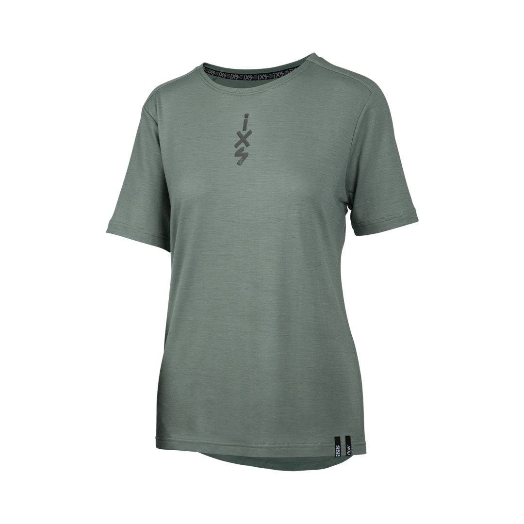 iXSiXS-Damen Flow Merino Jersey sage