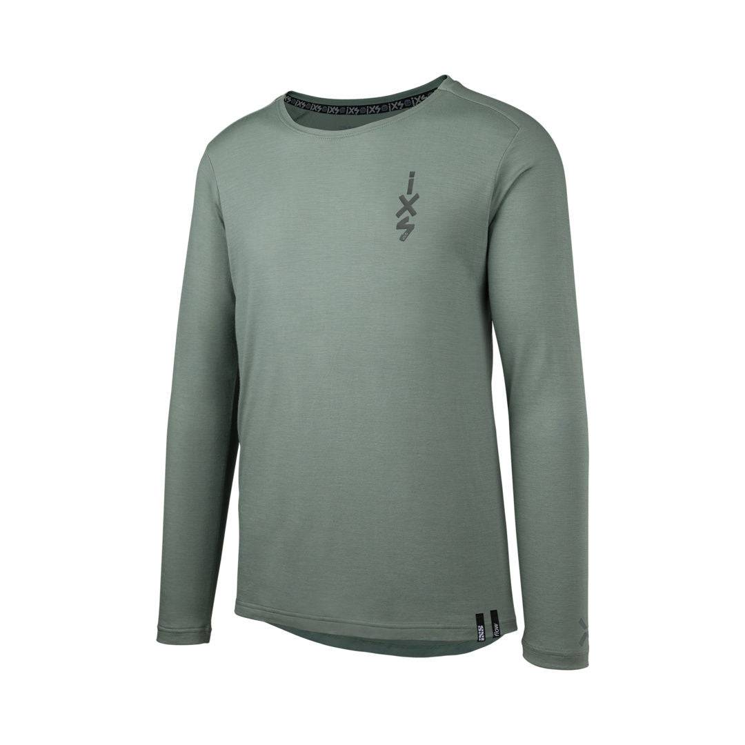 iXSiXS-Flow Merino Langarm Jersey sage
