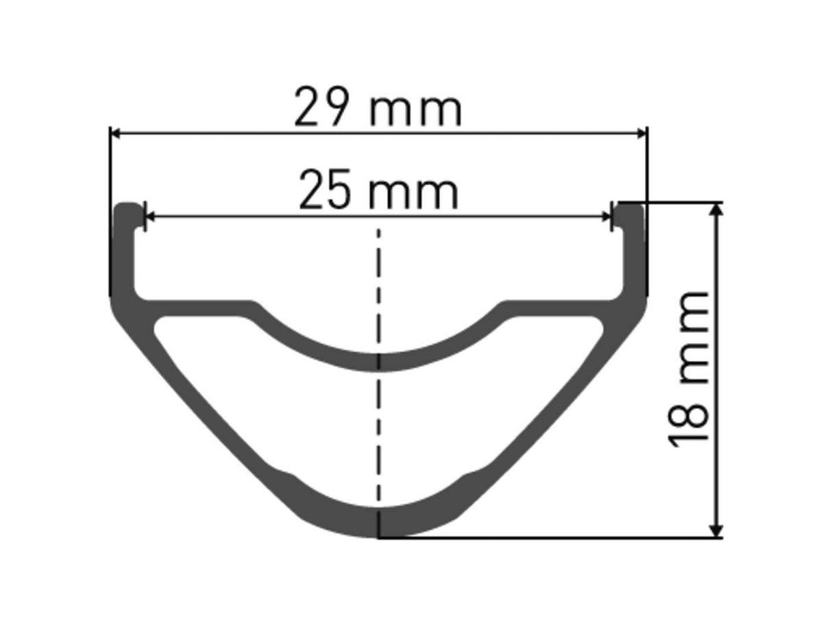 DT SwissDT Swiss-XR 391 Felge DB 29" 25 32L