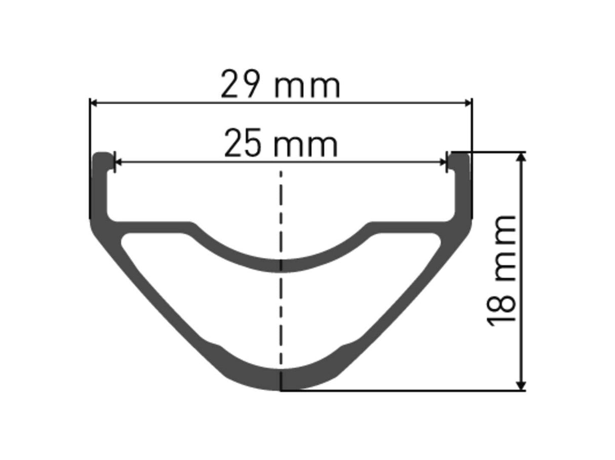 DT SwissDT Swiss-XR 391 Felge DB 29" 25 28L