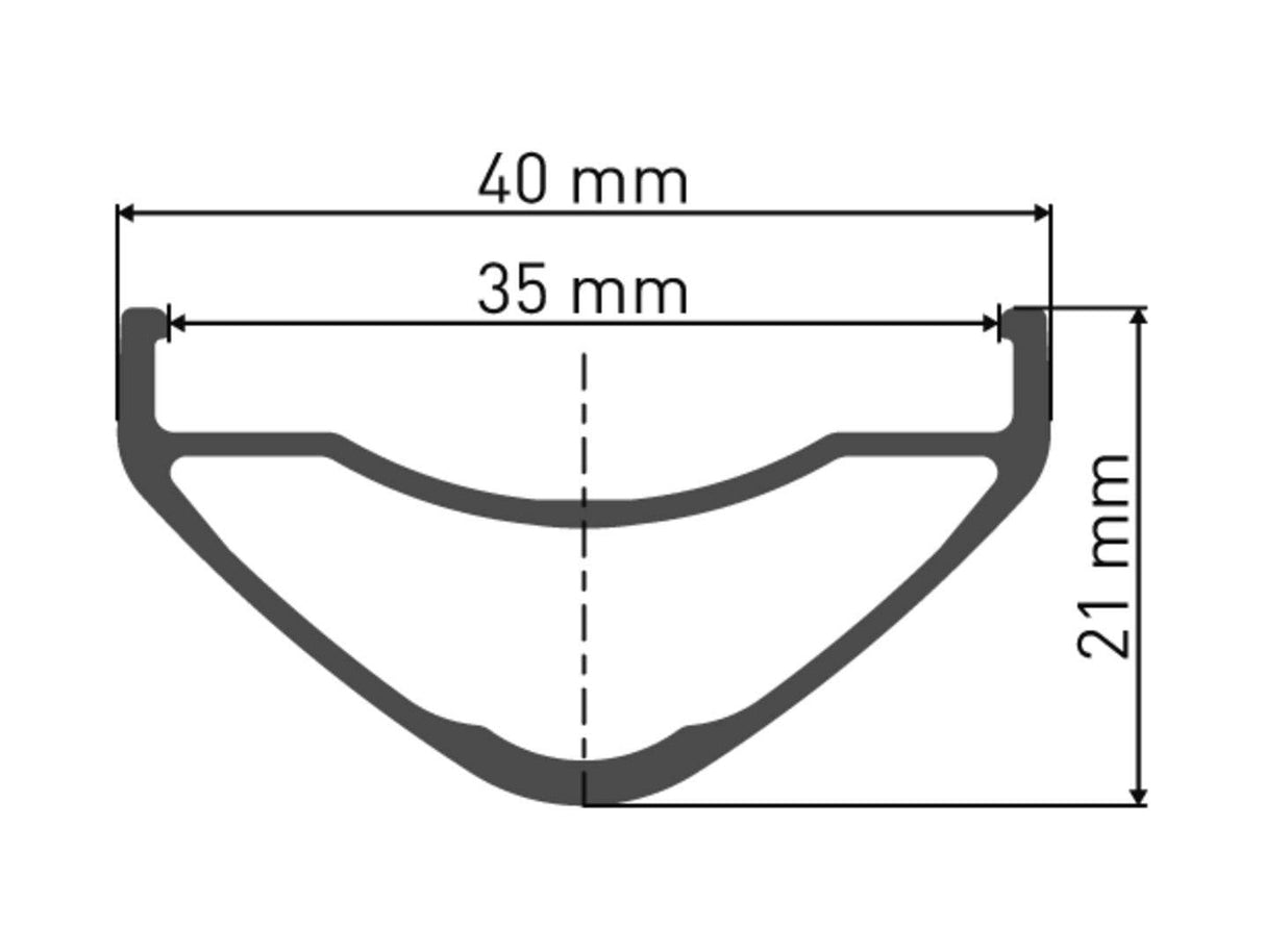 DT SwissDT Swiss-HX 581 Felge DB 27.5" 35 32L