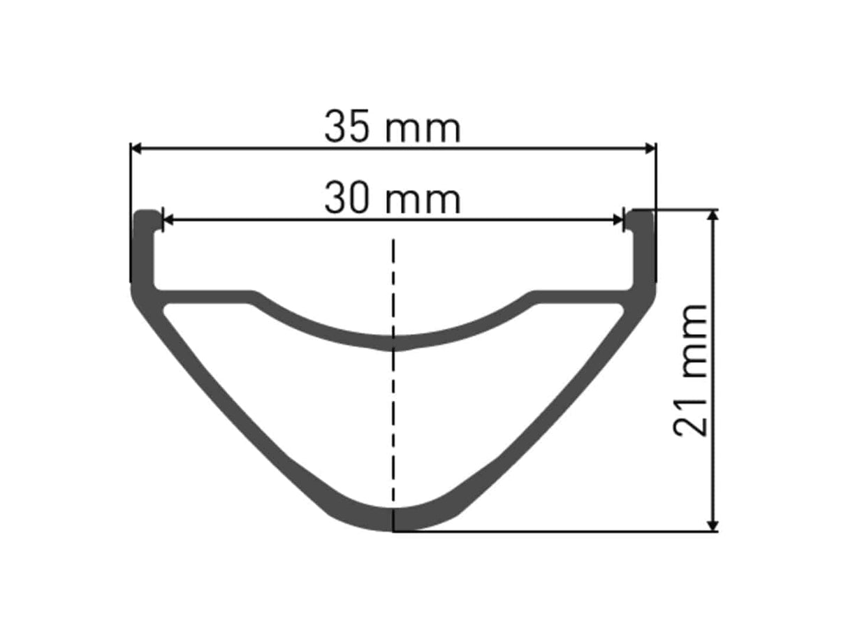 DT SwissDT Swiss-XM 481 Felge DB 27.5" 30 28L