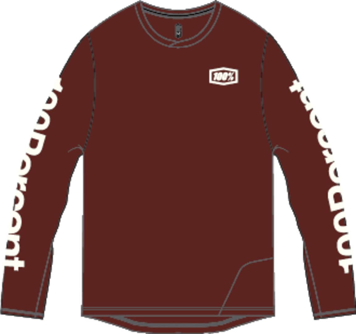 100percent100percent-Airmatic Long Sleeve Jersey merlot