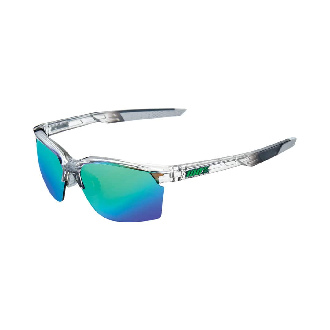 100percent100percent-Brille Sportcoupe crystal grey-Green ML