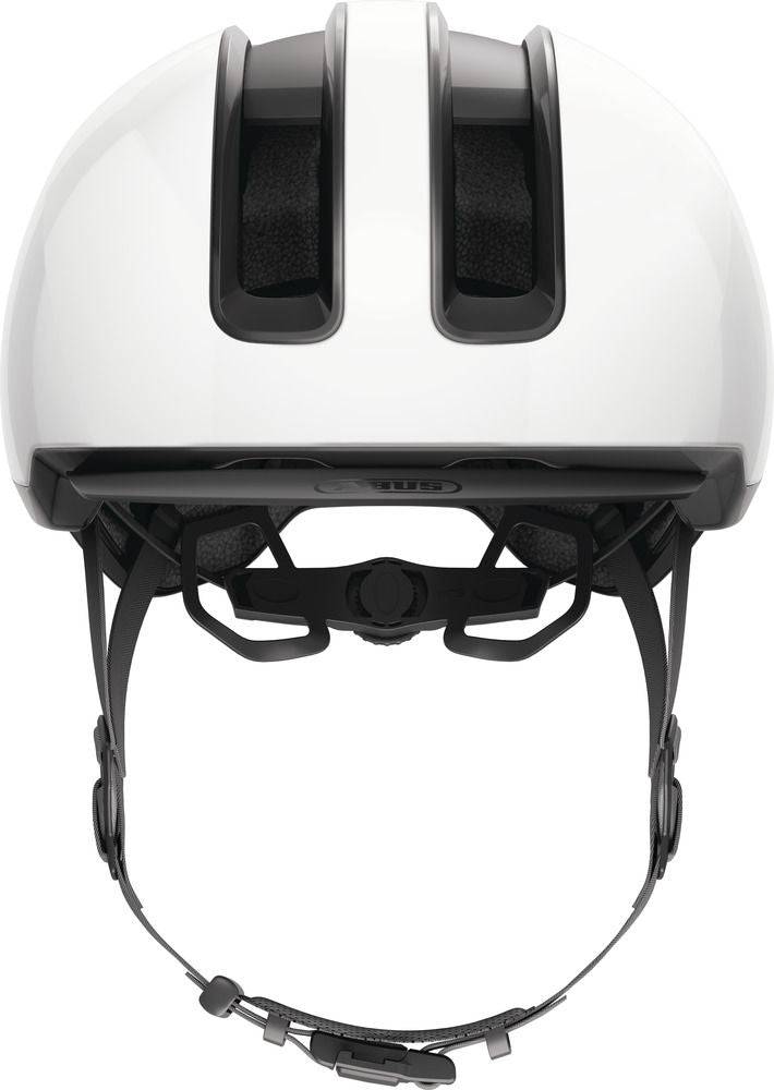 ABUSABUS-HUD-Y shiny white velo helm