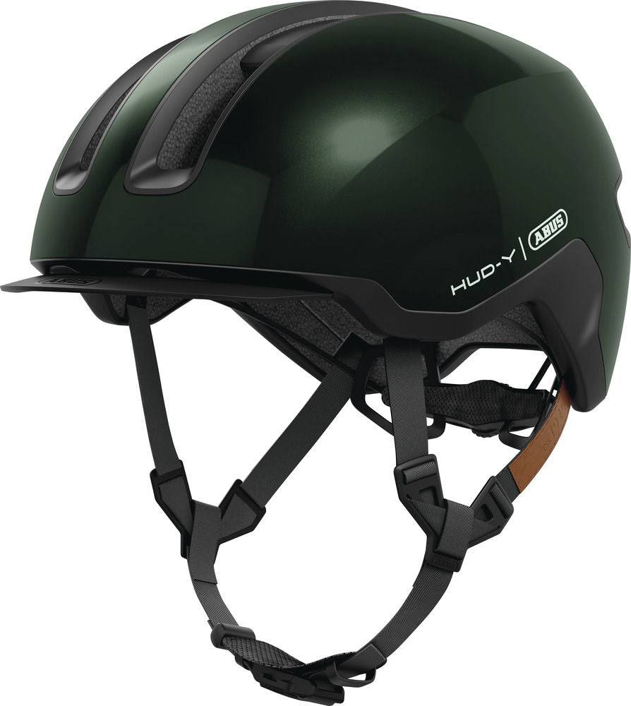 ABUSABUS-HUD-Y moss green velo helm