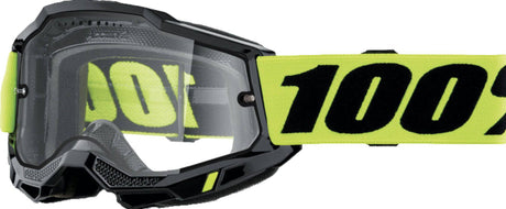 100percent 100percent-Accuri 2 Enduro MTB Goggle Neon Yellow - Clear Lens