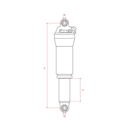 DT Swiss DT Swiss-R 535 ONE Dämpfer TR 205x60mm