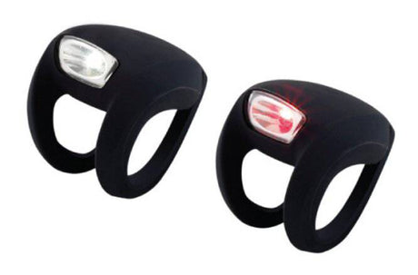 Knog Knog Lichtset Frog Strobe 2016 front und rear incl Batterien black