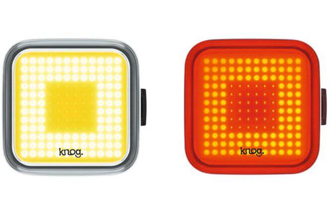 Knog Knog Lichtset Blinder Square twin pack black