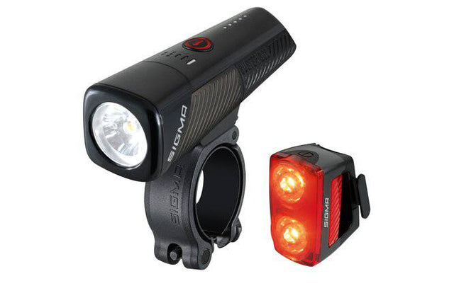 SIGMA SPORT Sigma Lichtset Buster 800 FL & Buster RL 150 schwarz